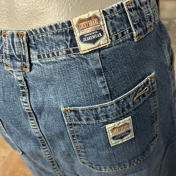 Lucky Brand Denim Maxi Skirt | Vintage Style | Size 4/27 | Side Slits - Picture 11 of 16